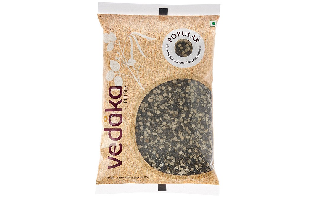 Vedaka Popular Black Urad Split   Pack  1 kilogram